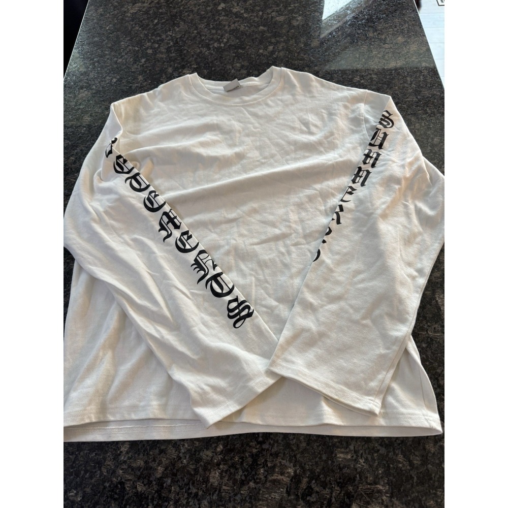VETEMENTS ETE 2015 NECK TEE - AUTHENTIC -pre‎ Loved One Size Long Sleeve Shirt